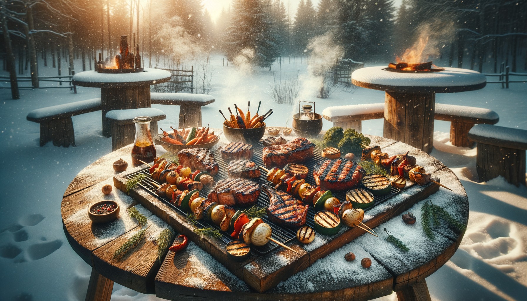Winter Barbecue Feast