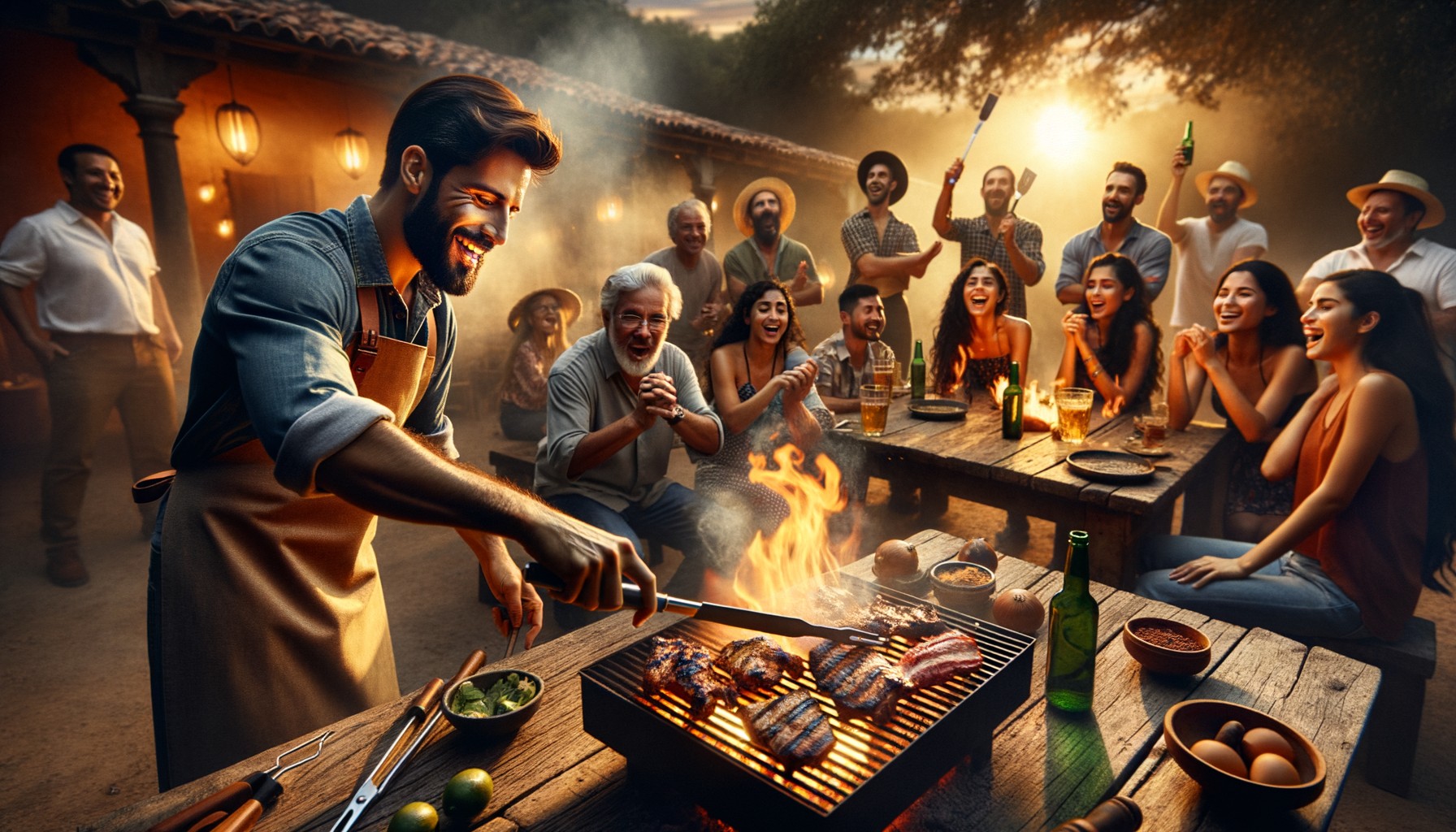 European Game Feast Preparation