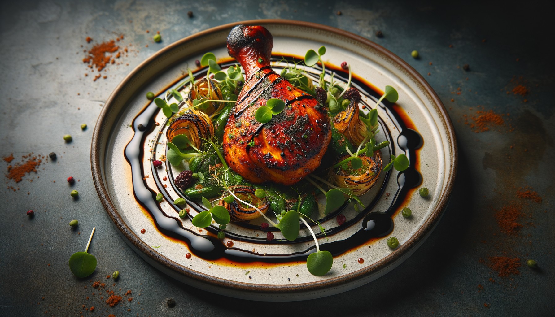 Modern Fusion: The Finished Tandoor Dish