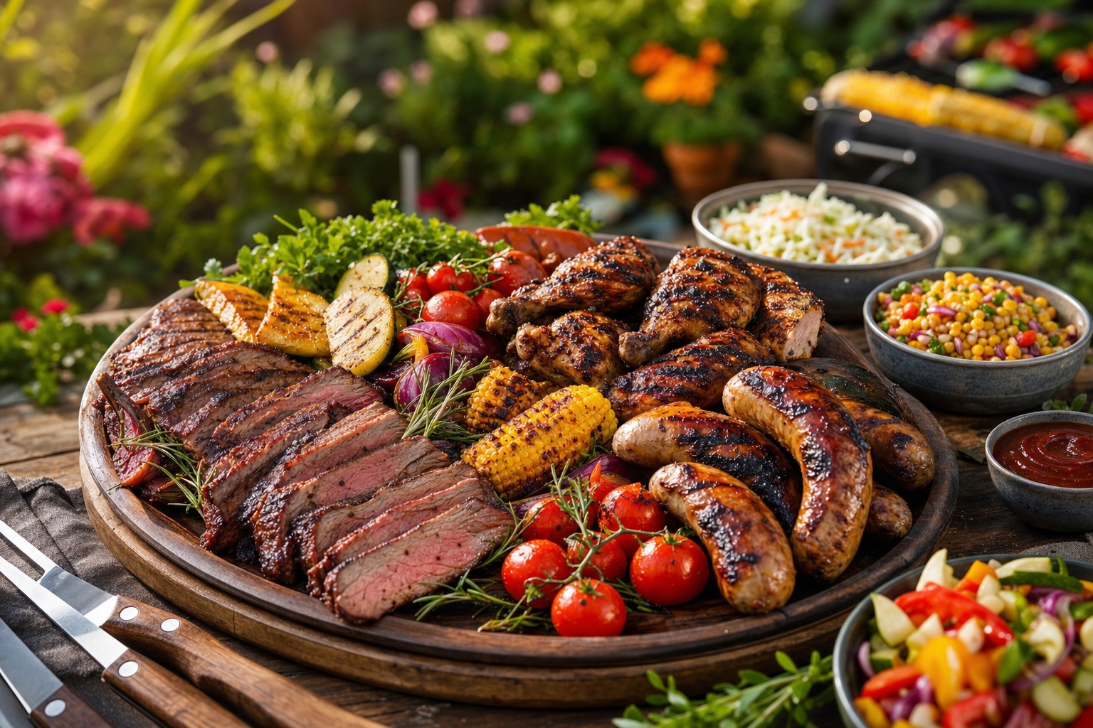 Delicious BBQ Spread