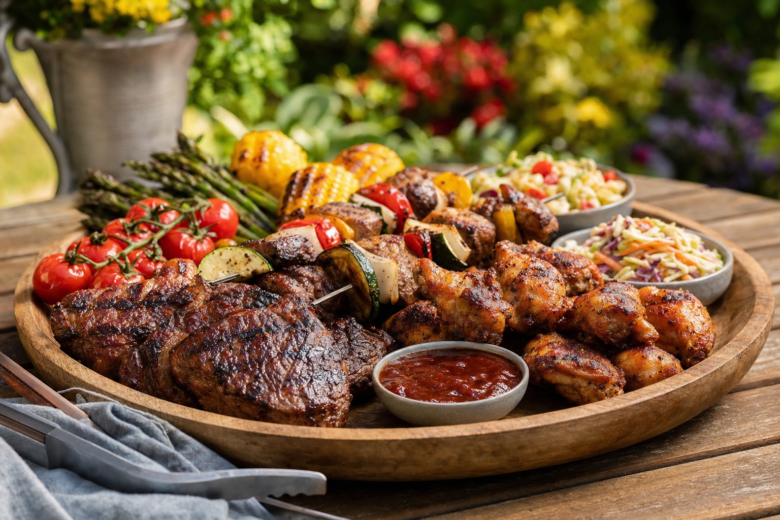 Delicious BBQ Spread
