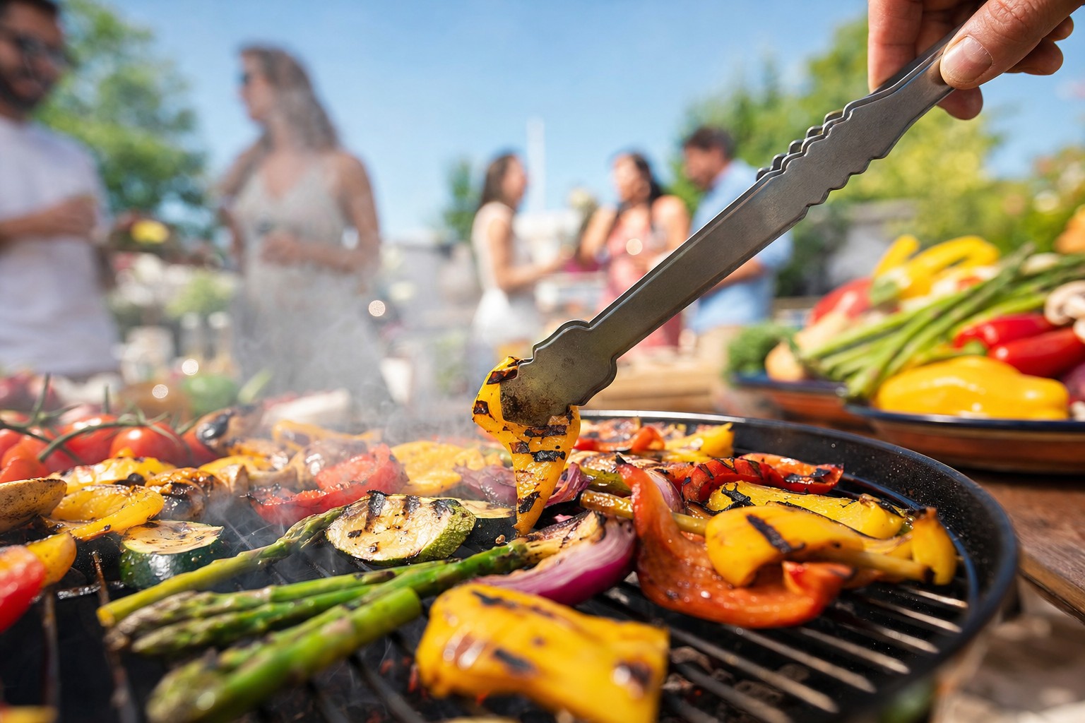 Grilling Veggies on the BBQ