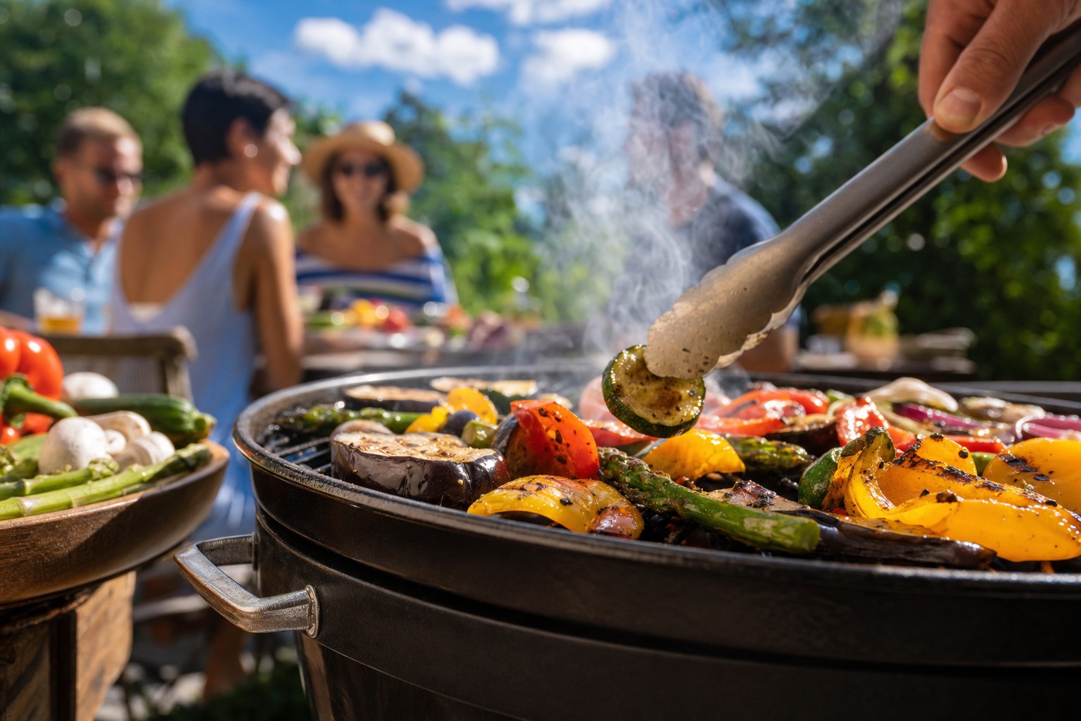 Grilling Veggies on the BBQ