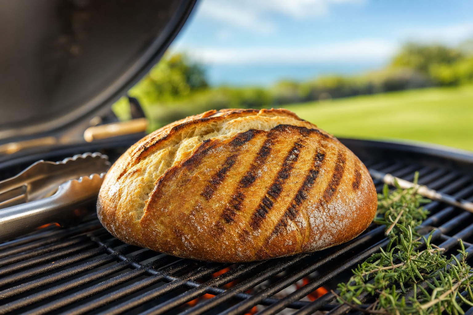Grilled Bread on the BBQ