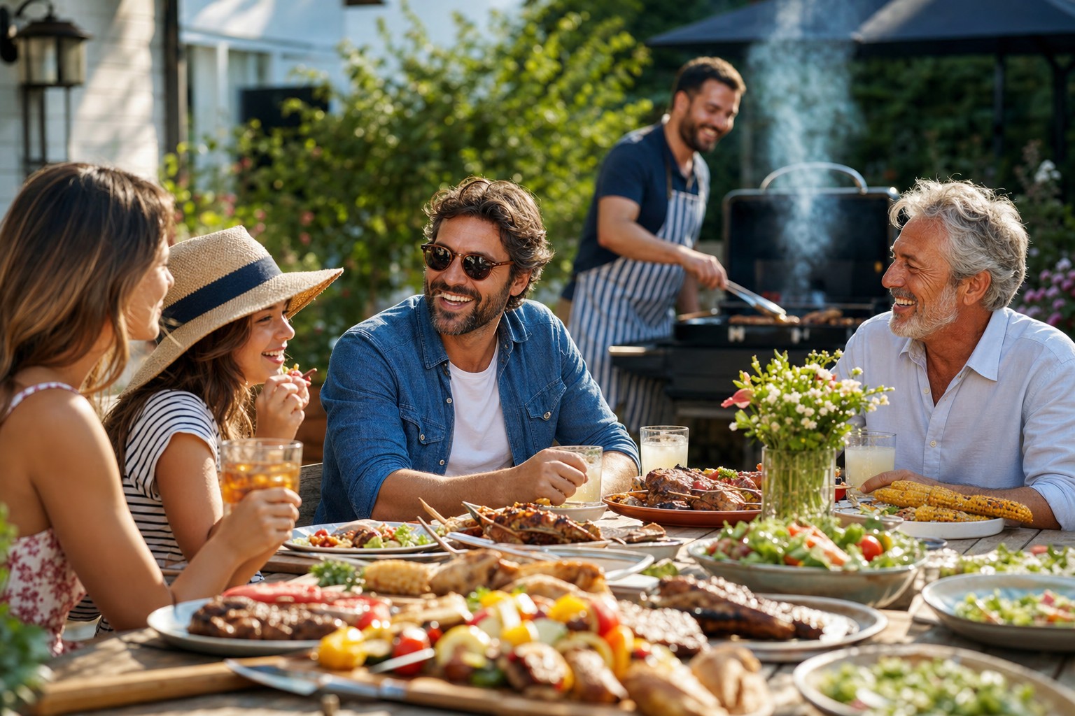 Family BBQ Gathering