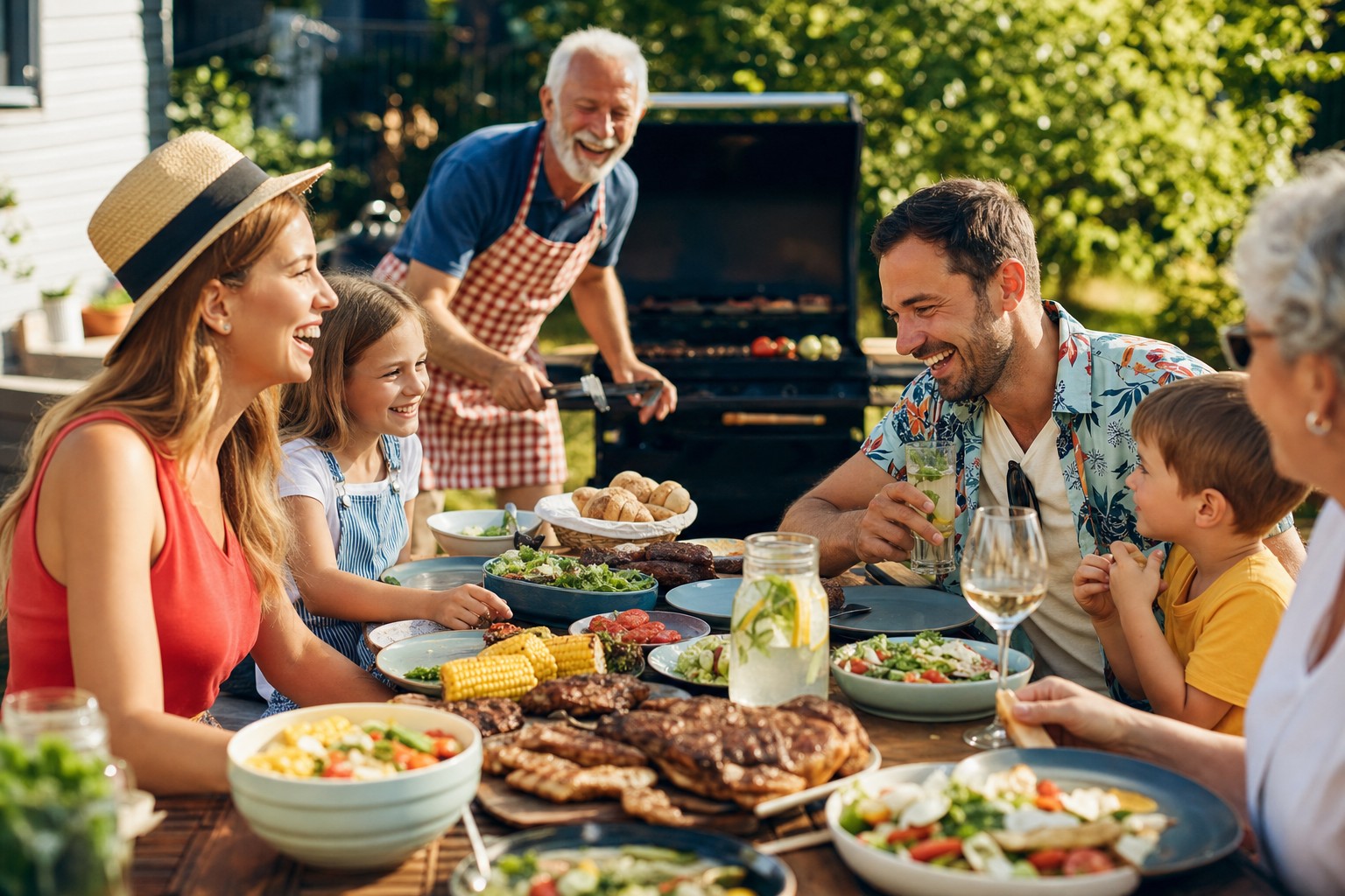 Family BBQ Gathering